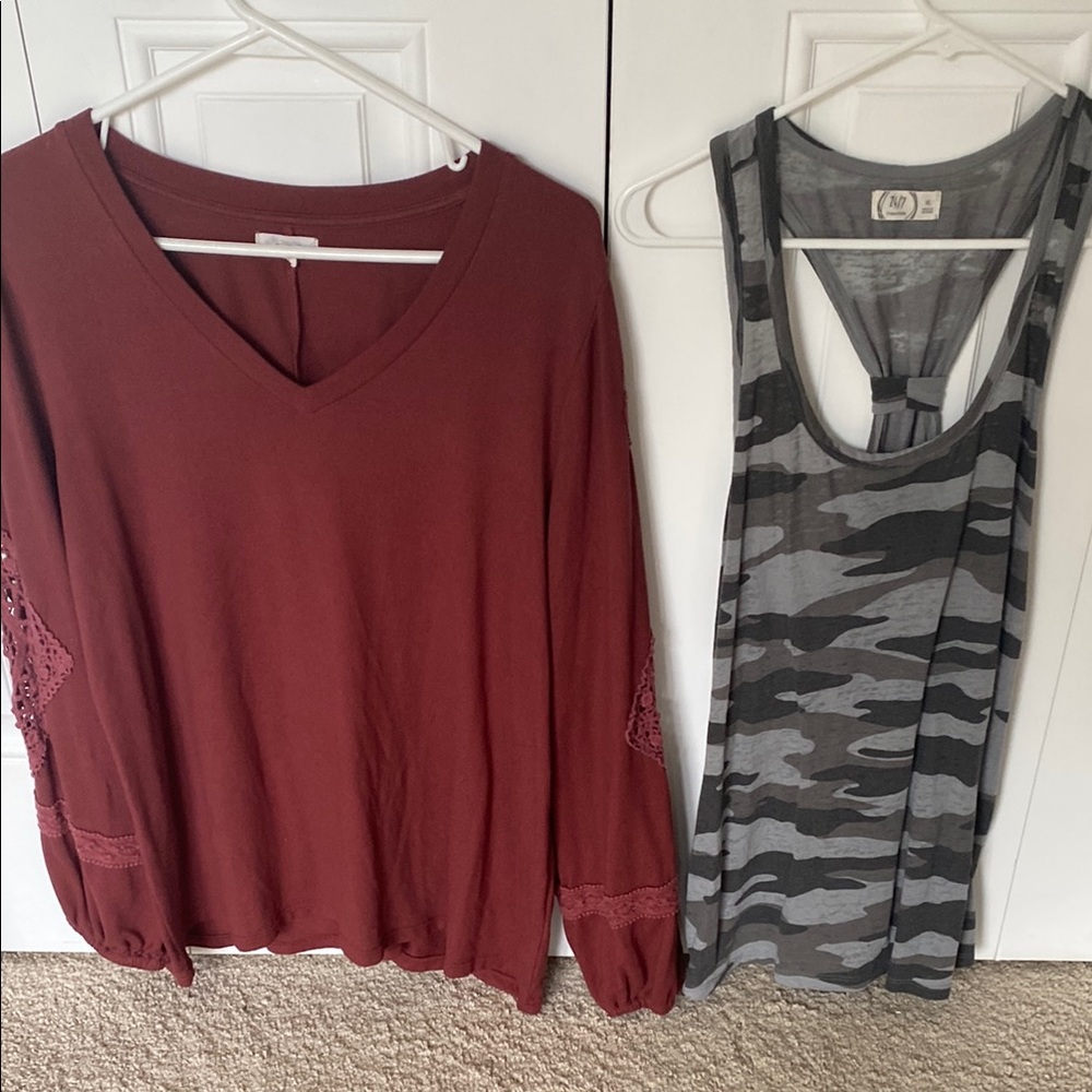 Maurice’s Sweatshirt and Workout Tank
